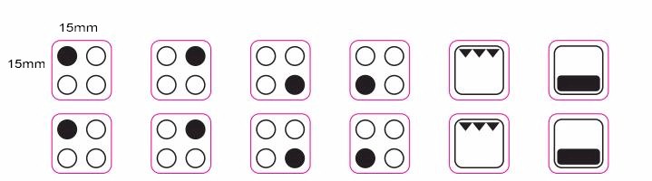 4 ring cooker top decals stove stickers