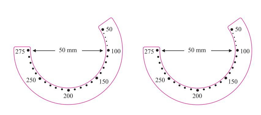 oven temperature markings decals 50-275