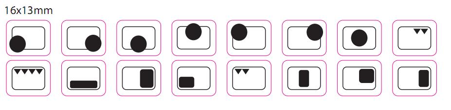 4-7 ring hob decals
