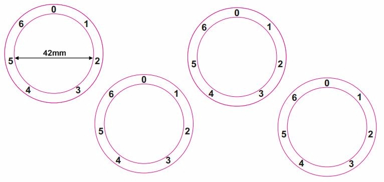 stove hob cooker top knob dial markings