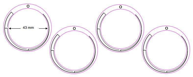 replacement cooker hob gradient lines